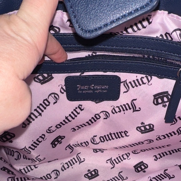 Juicy Couture Dark Blue and Light Blue Tote - Picture 4 of 7